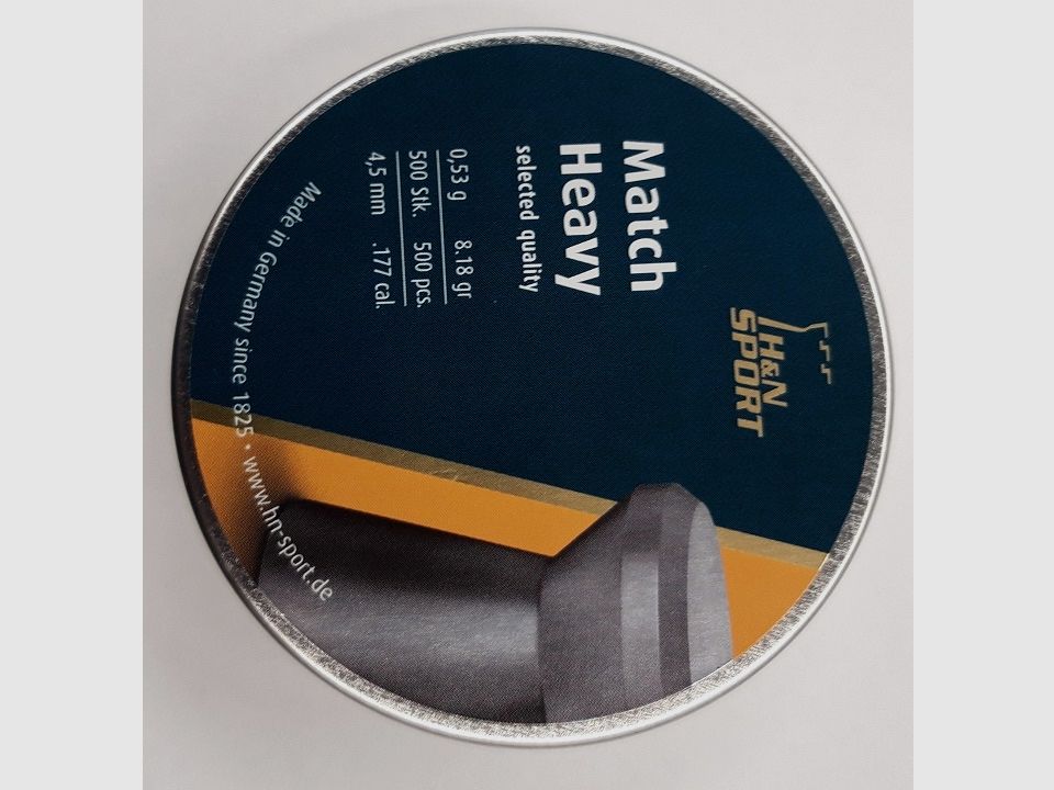Haendler & Natermann Match Heavy 4,50 Diabolo Munition