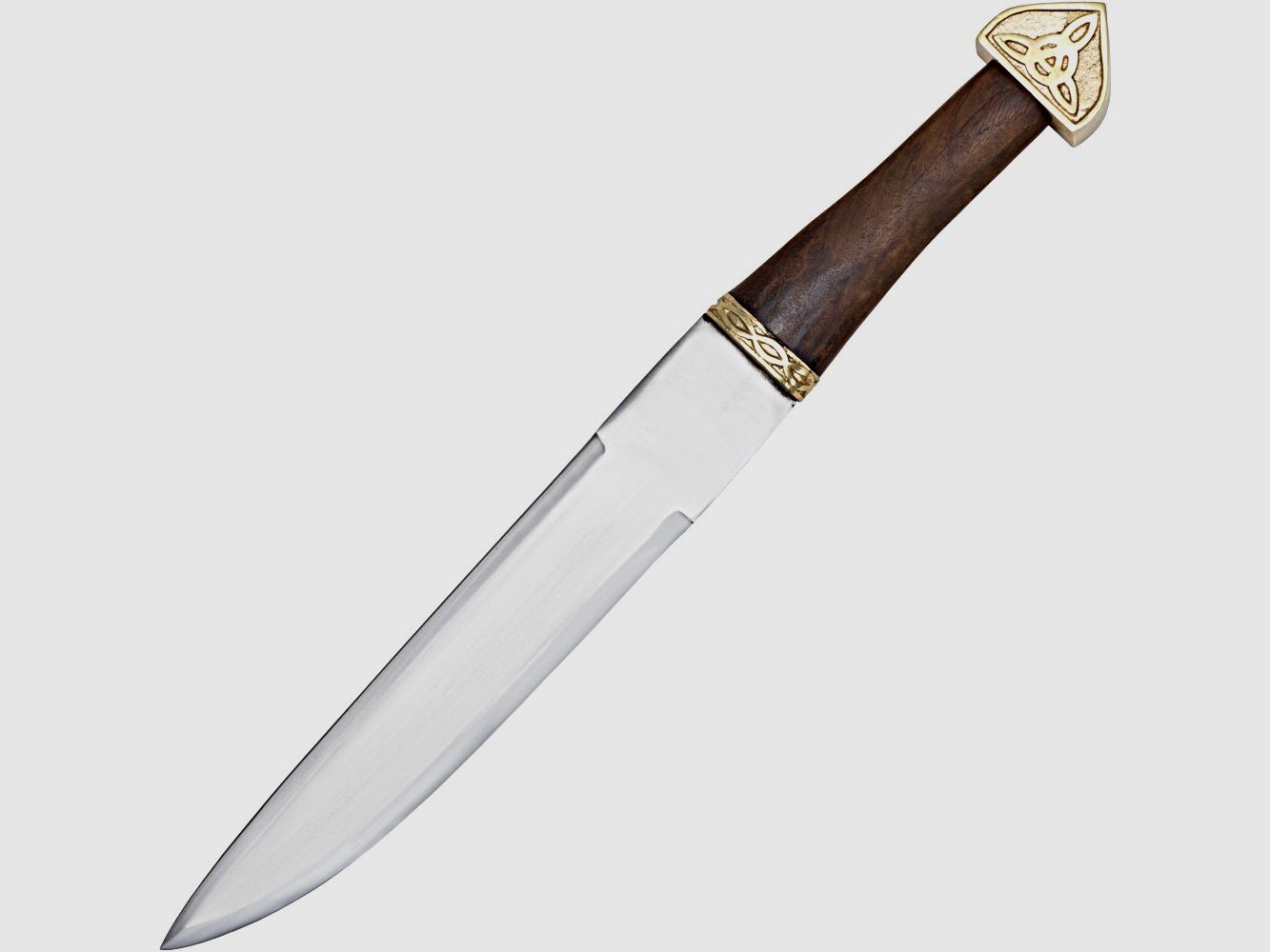 Sax knife with leather sheath