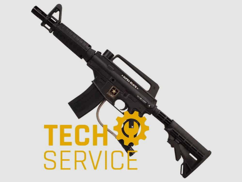 Tippmann Bravo One Techservice / Paintball Markierer Reparaturservice