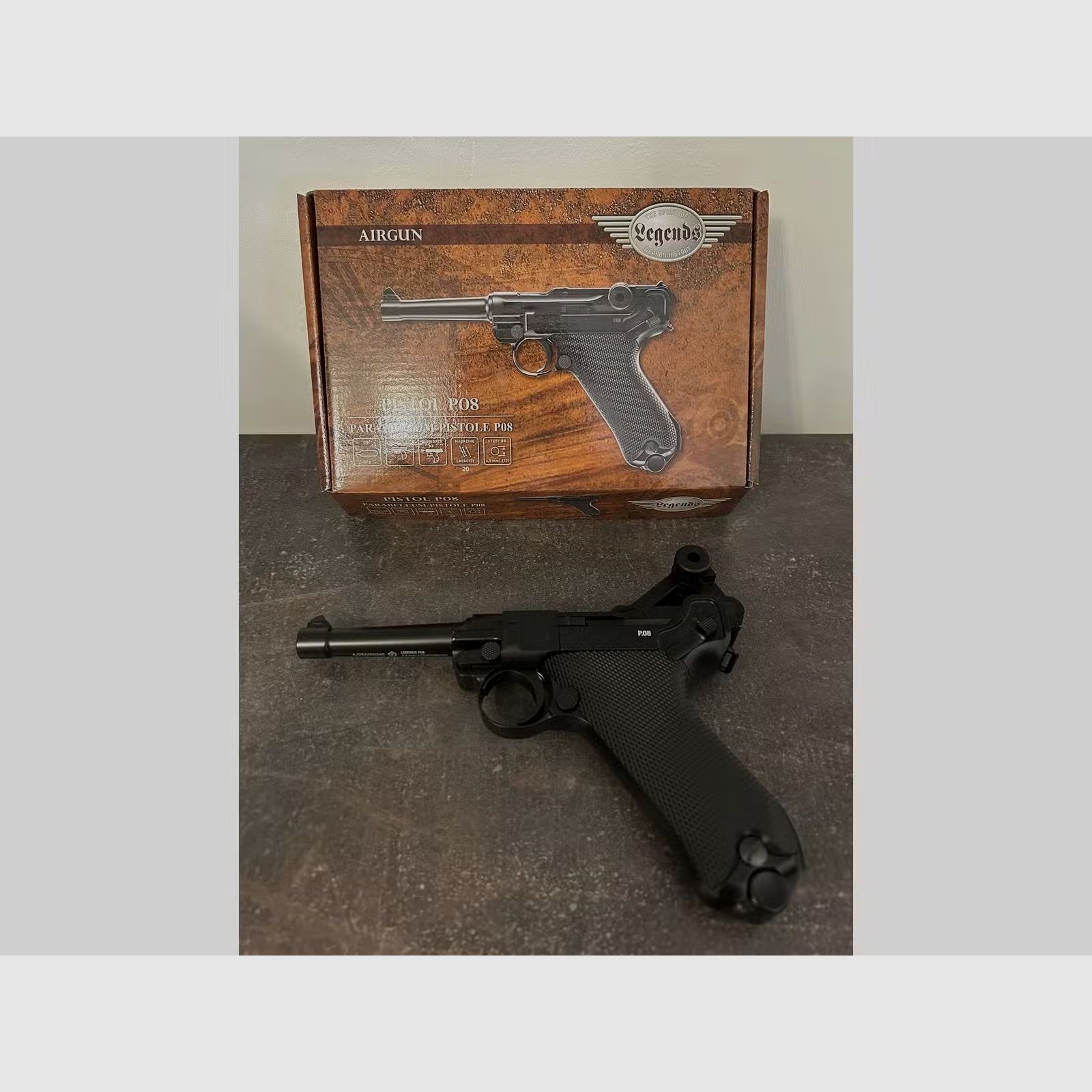 Luger P08 CO2 Blowback