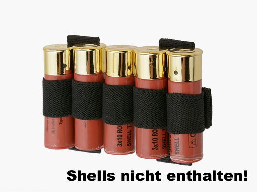 5er Shotgun-Shellholder für Molle (Schwarz)