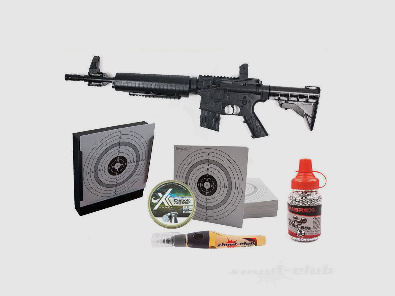 Crosman M4-177 Luftgewehr Kal. 4,5 mm Diabolos - Set