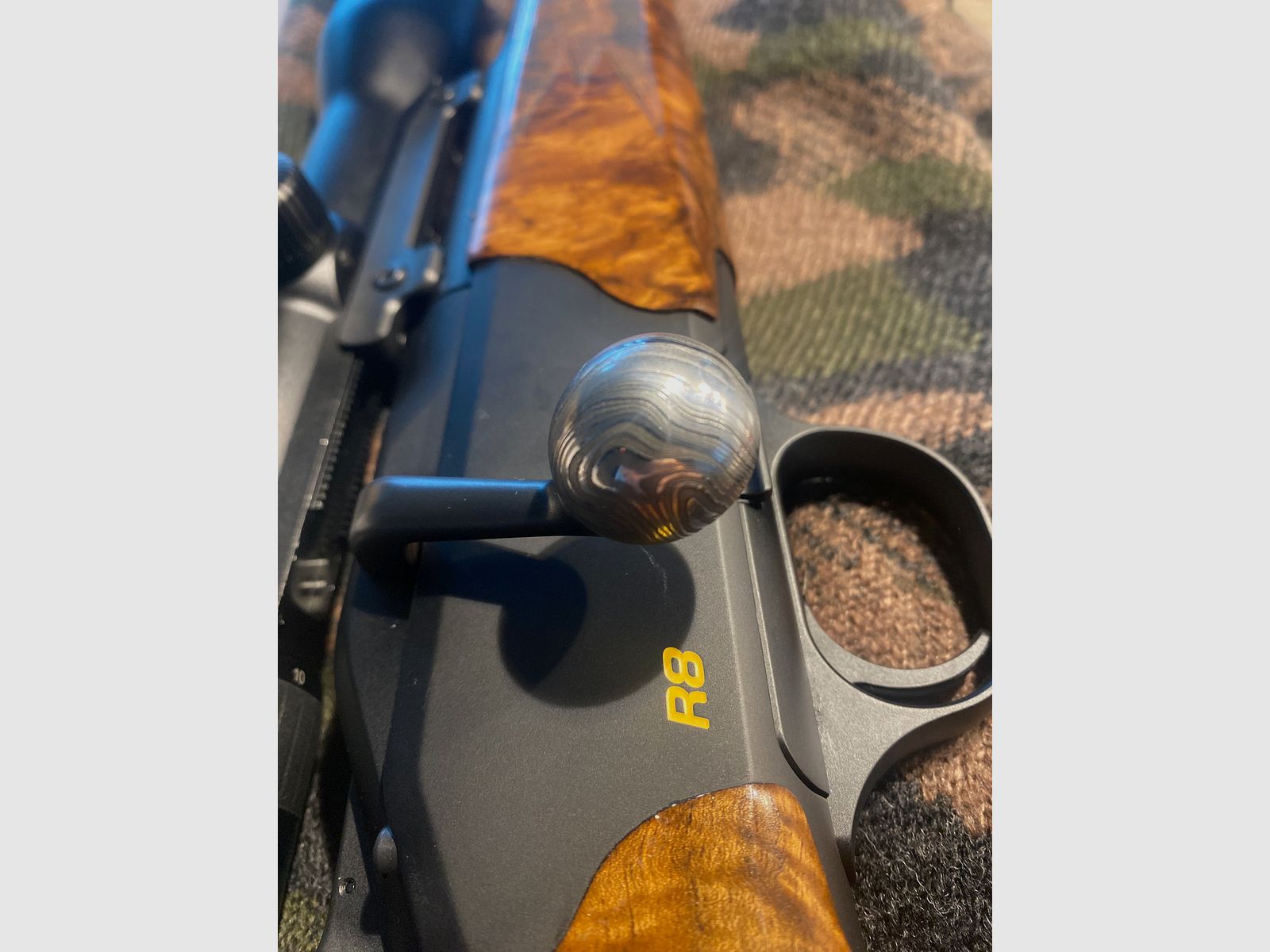 Single piece - chamber grip ball DAMASK steel