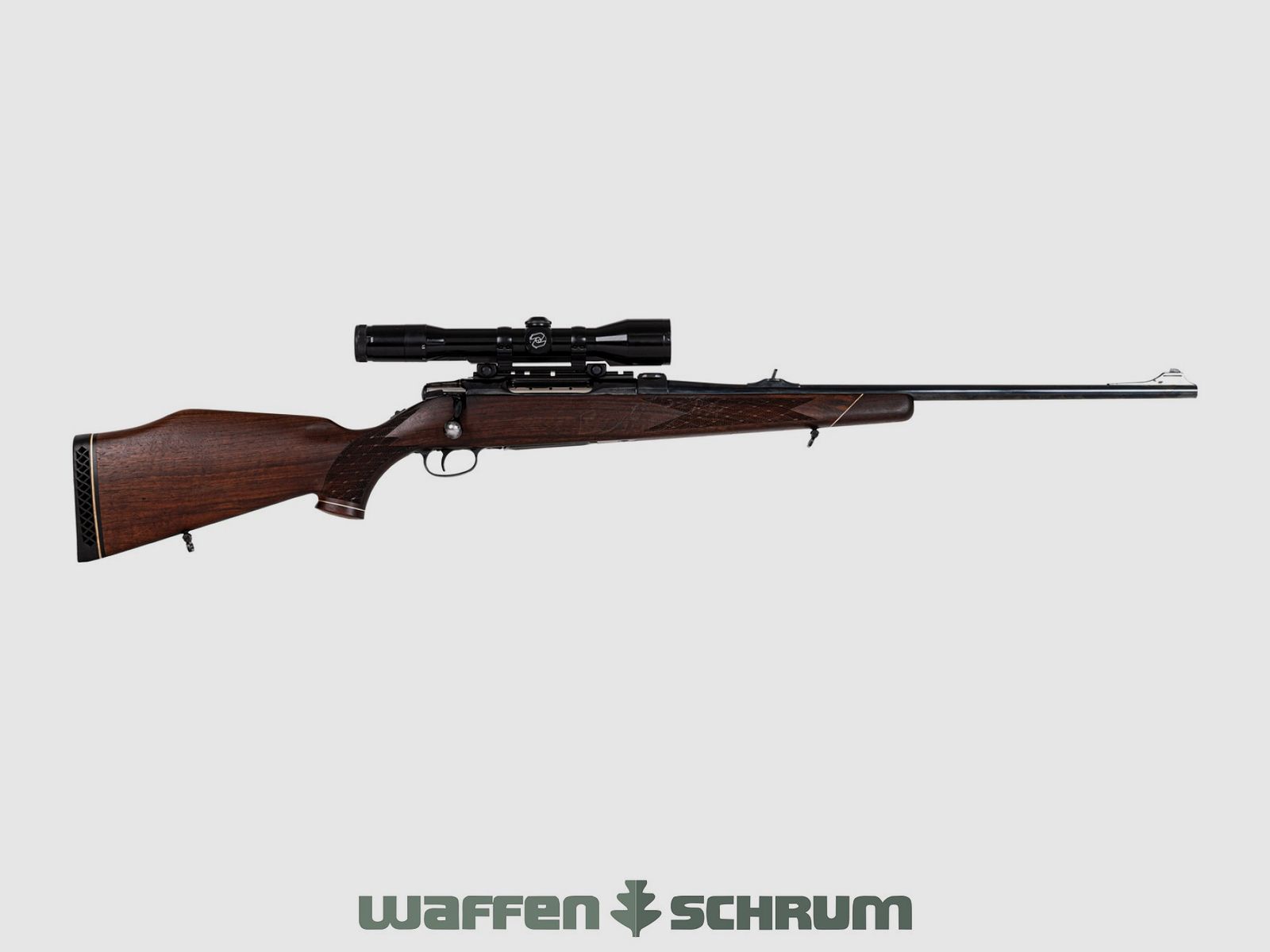 Sauer Mod. 80 7x64, ZF Zeiss Diavari-Z 1,5-6x42 Abs.1, guida Weaver con montaggio ad anello rimovibile, lunghezza canna: 60cm, con mira