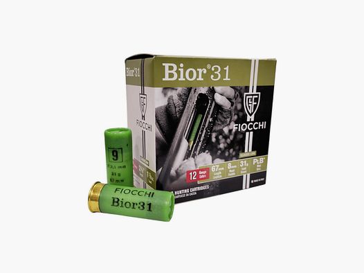 Fiocchi Bior 31 Patronen 12/67 31 g Bleischrot 9