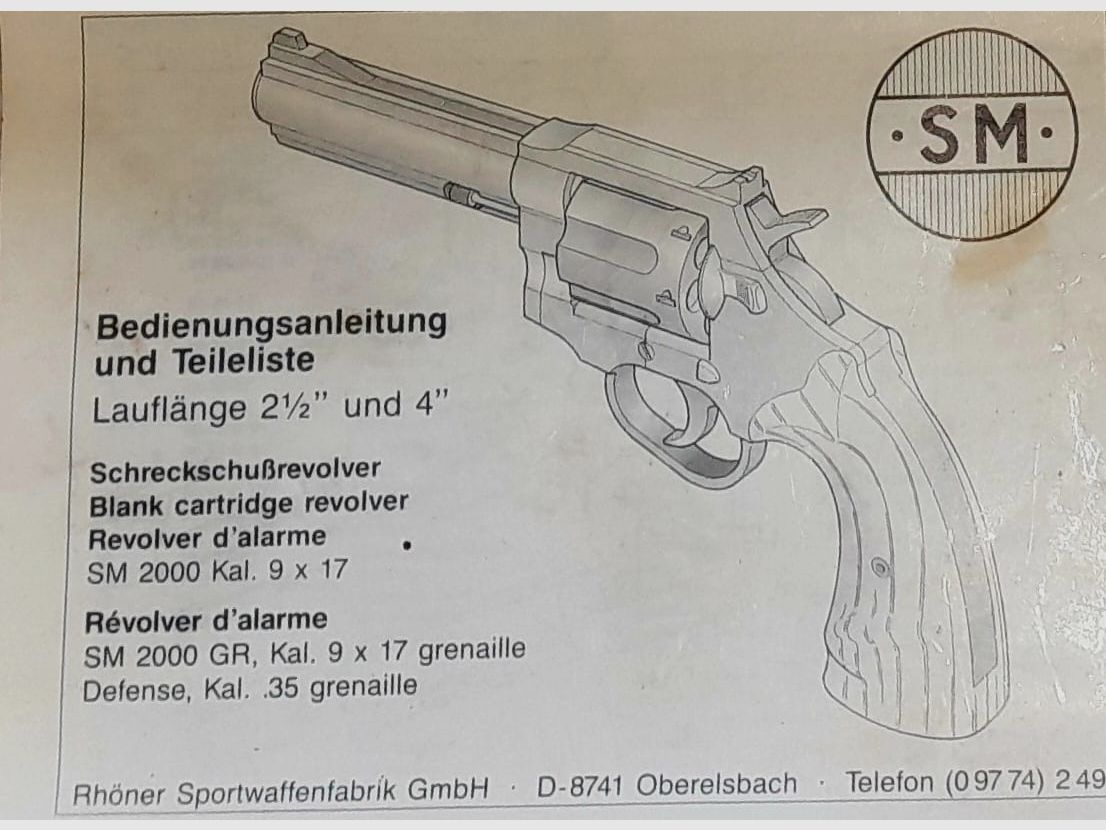 Röhner SM 2000 Schreckschuss 9mm Knall