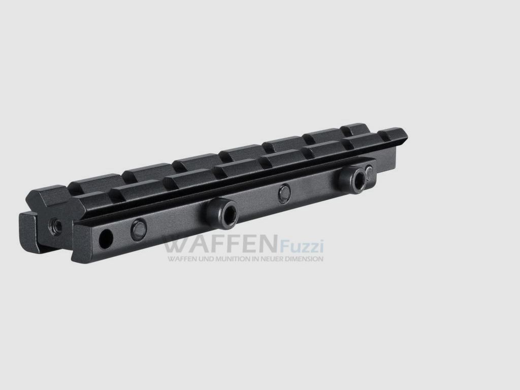 Riel adaptador de 3/8" de prismas a Weaver 117mm