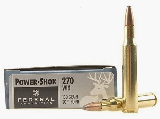 Federal Power-Shok .270 Win. 130GR JSP 20 cartucce