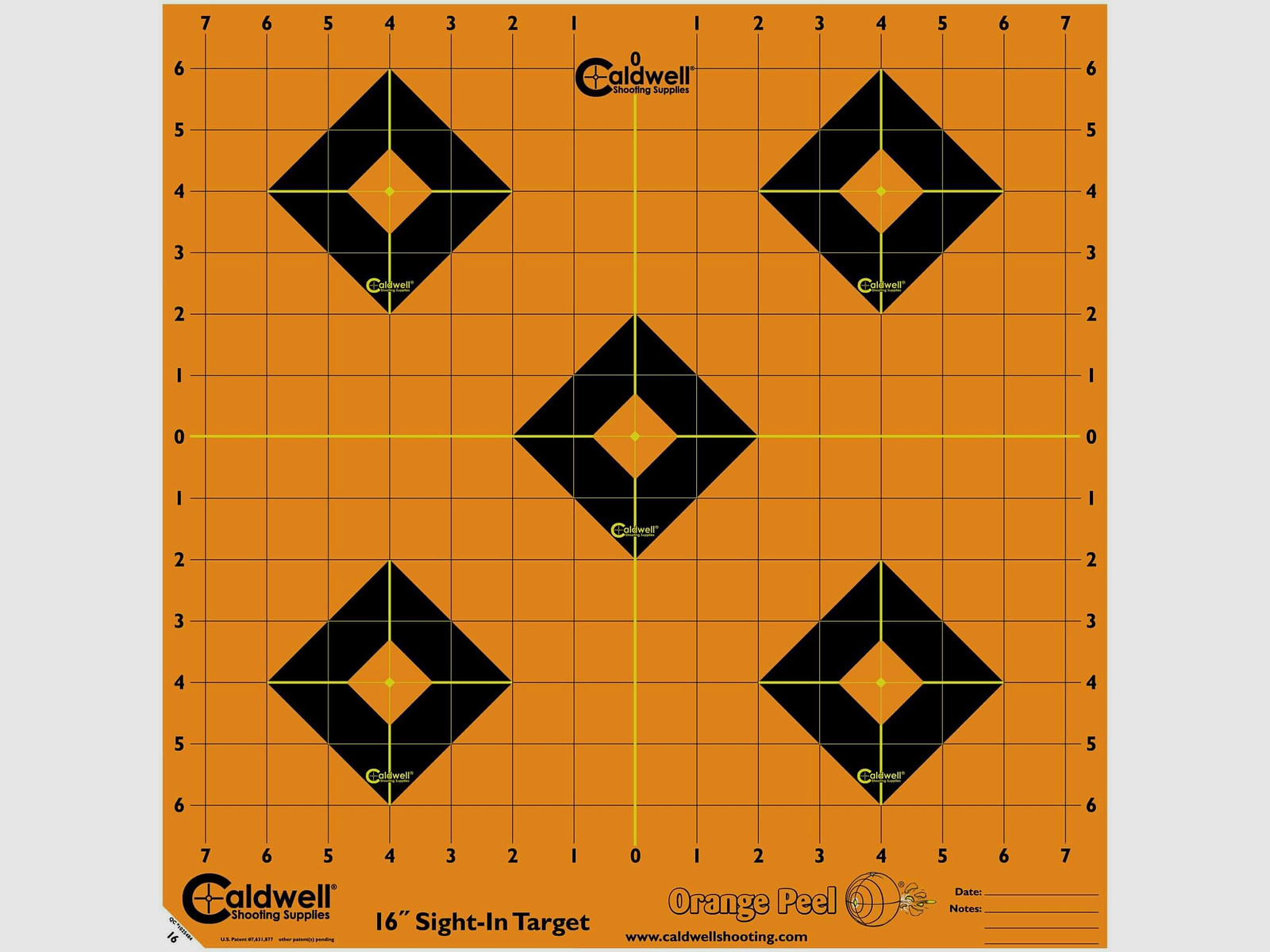 Caldwell Orange Pell Zielscheibe 16'', 5stk.