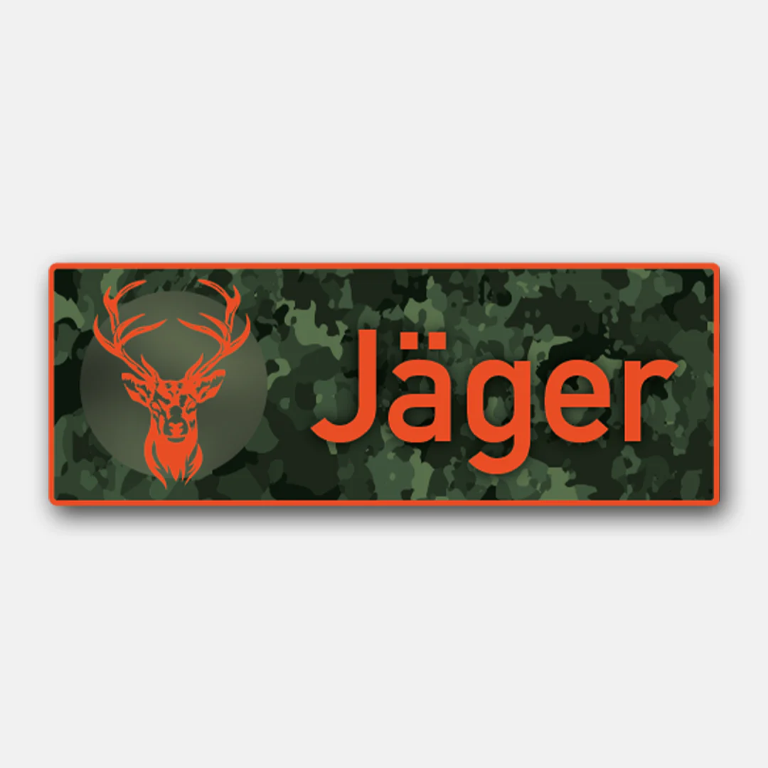 Premium Jagdaufkleber "Jäger"