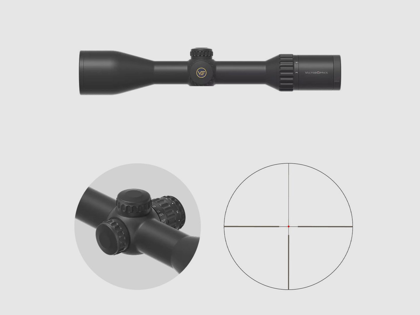 Vector Optics SCOL-65 Continental x6 3-18×50 Fiber