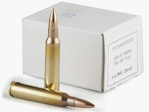 PRVI/PPU 5,56 x 45 (.223 Rem. ) M-193 Ball 55grs - FMJ Vollmantel Military - ...