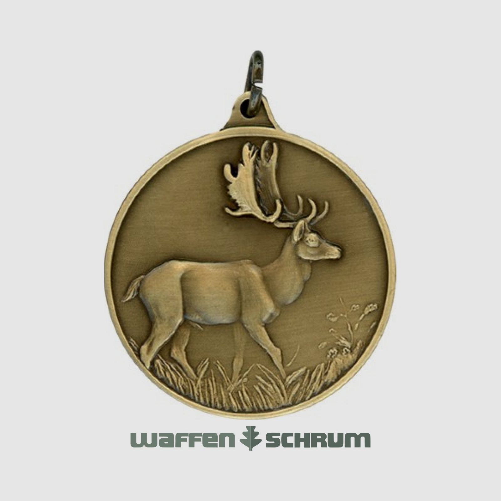 Steinhauer&Lück Jagdmedaille Damhirsch 40 mm bronze