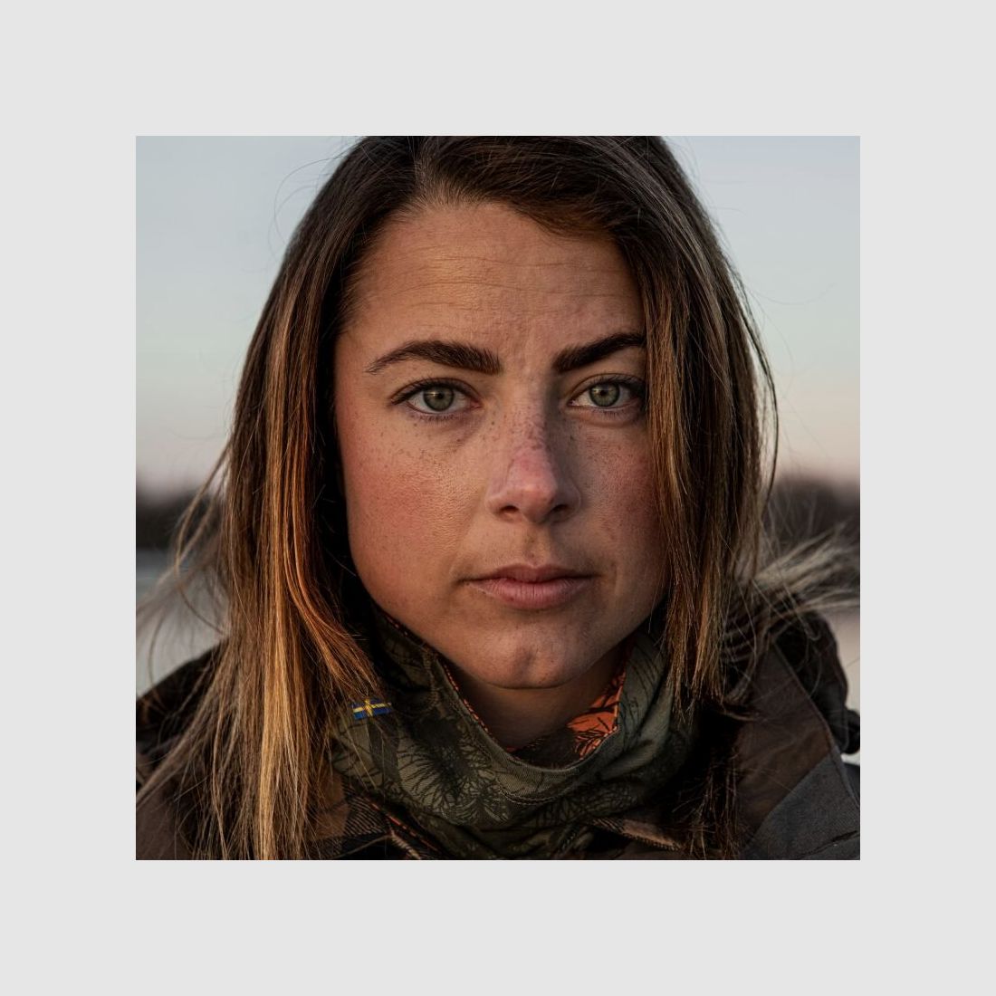 Fjällräven Unisex Schlauchschal Lappland Green Camo-Orange Multi Camo OneSize Green Camo-Orange Multi Camo OneSize