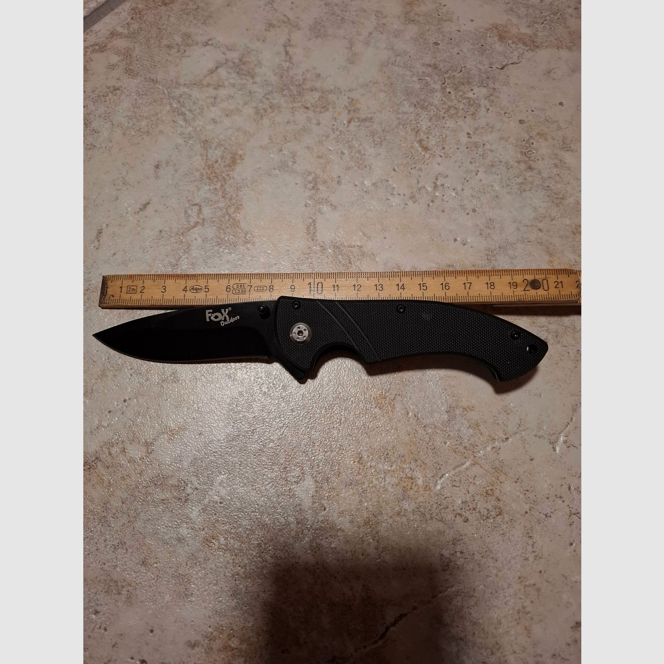 Fox Outdoor Messer Länge ca. 20cm