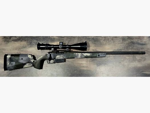 Springfield Armory Repetiergewehr Waypoint cal. 6,5 PRC., 24″, Camo Höhenverstellbarer Schaft inkl. Steiner Ranger8 4-32×56 mit Ballistikturm und Recknagel PSG Montage