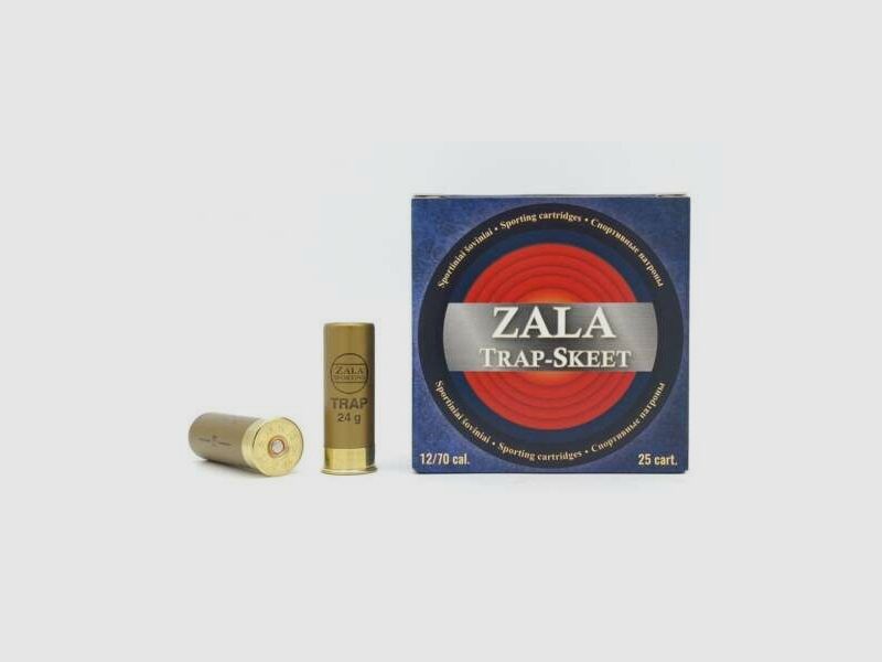 Zala 12/70 ZALA TRAP 24g 2,4mm cartucce a pallini