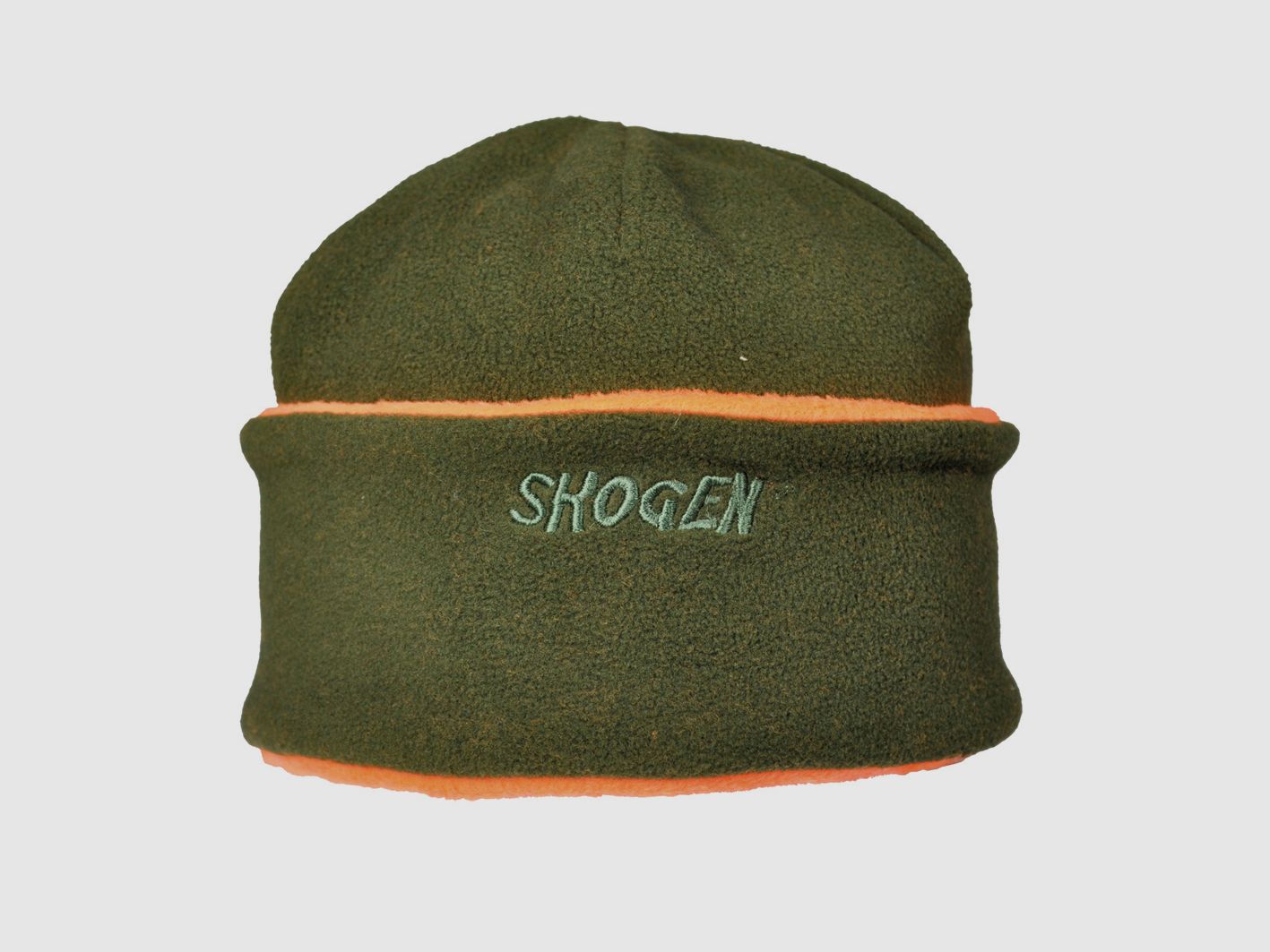 Gorro de forro polar reversible neón - amarillo/oliva en talla única