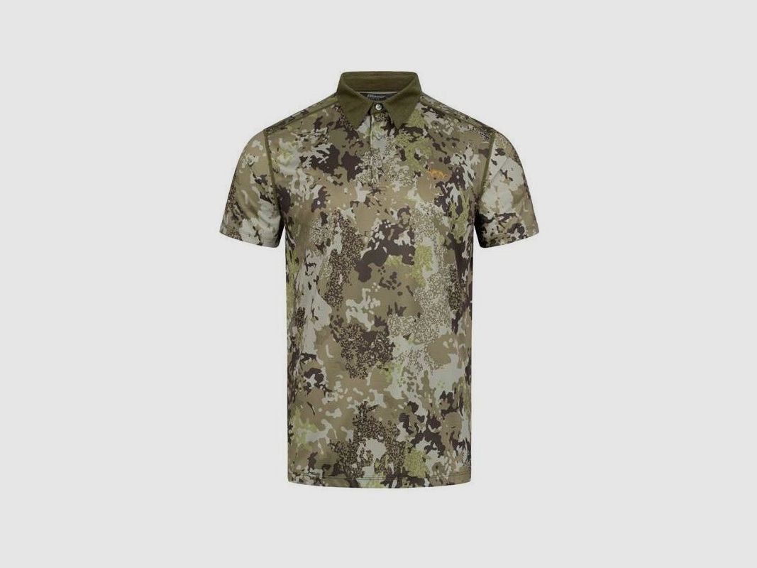 Blaser Herren Competition Polo Shirt HunTec Camo L