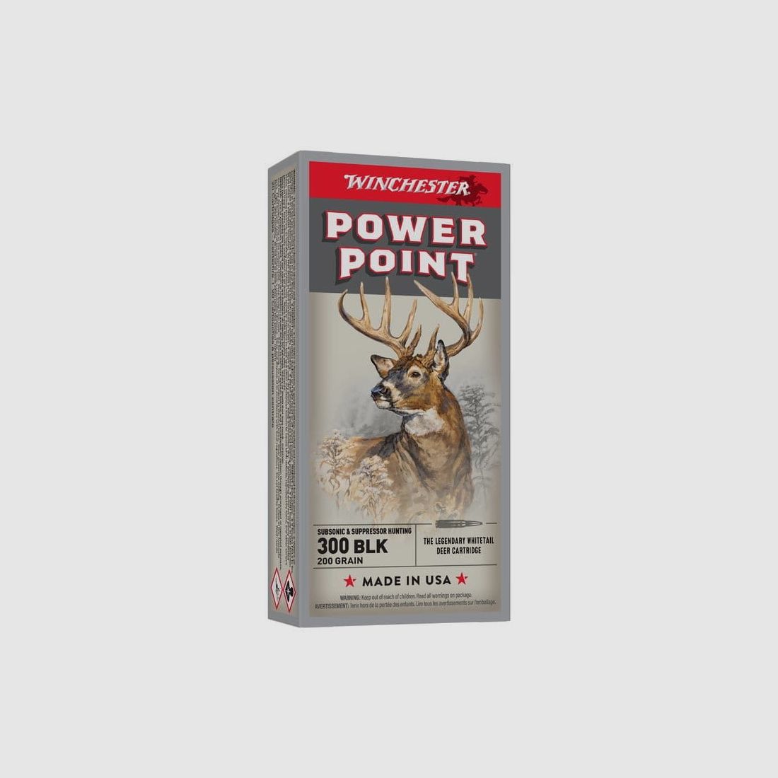 Winchester .300 BLK Powerpoint 150gr. -20uds.