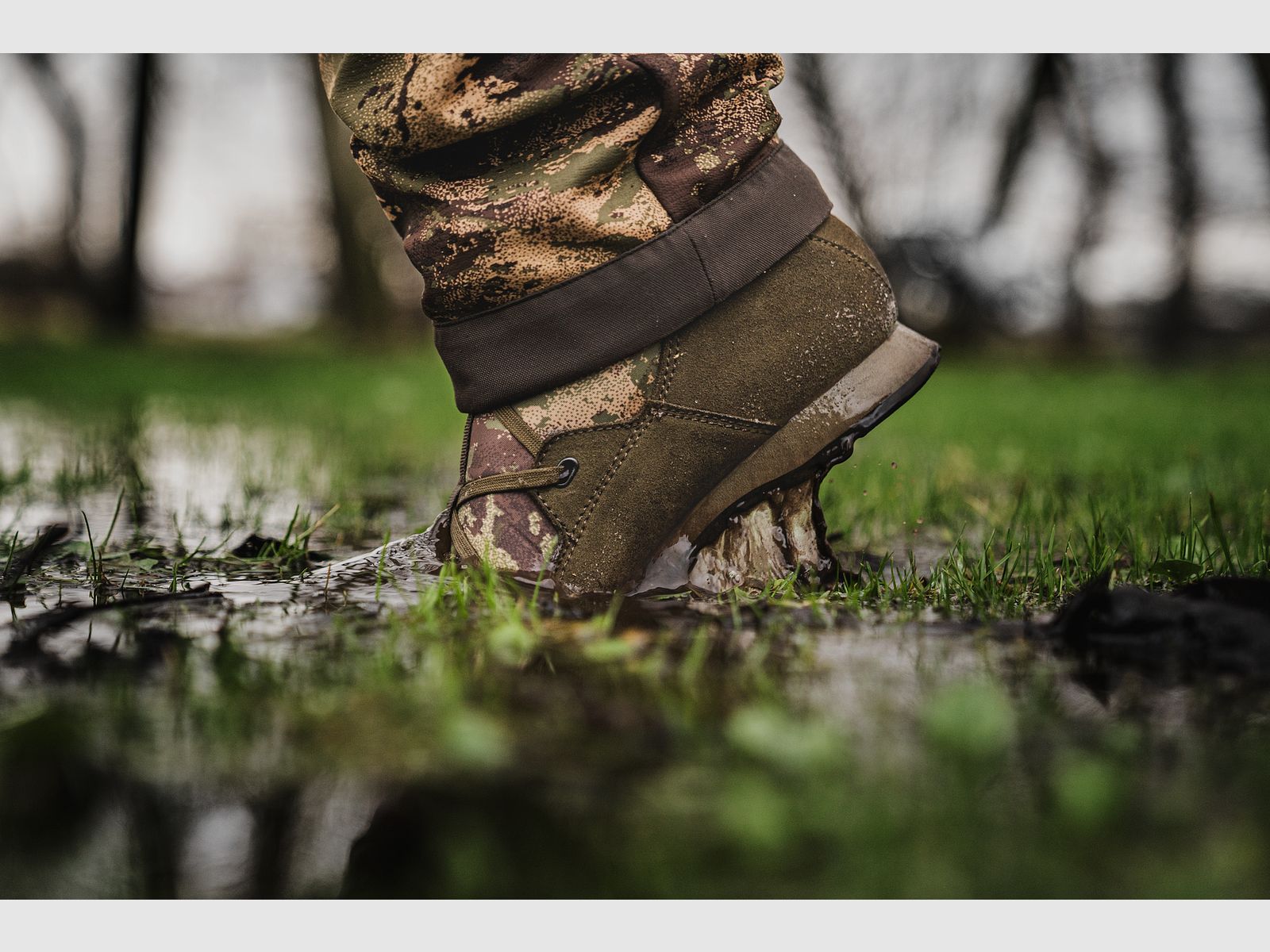 Härkila Stalking Sneaker GTX – chaussure de chasse légère, silencieuse et imperméable en camouflage AXIS MSP Forest, image 5 sur 5