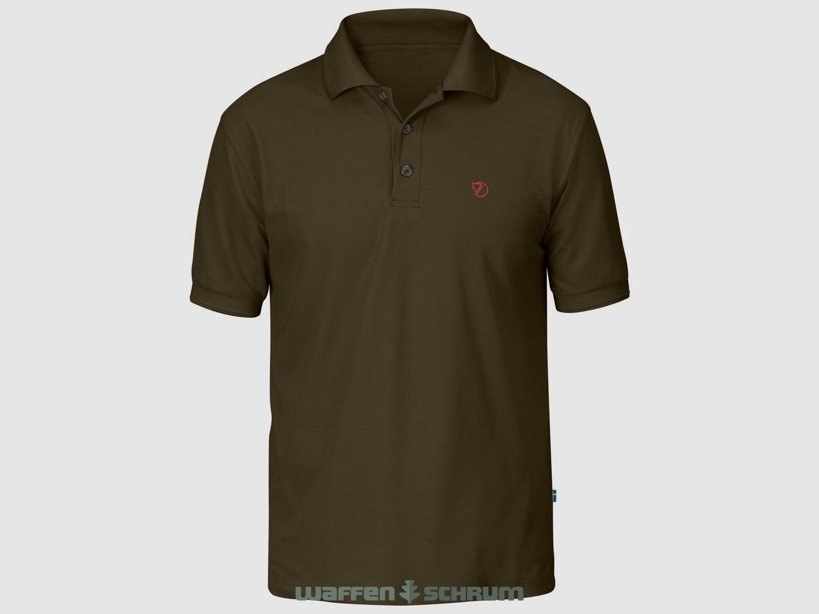 Camisa polo Fjällräven Crowley Pique Verde Oliva Oscuro