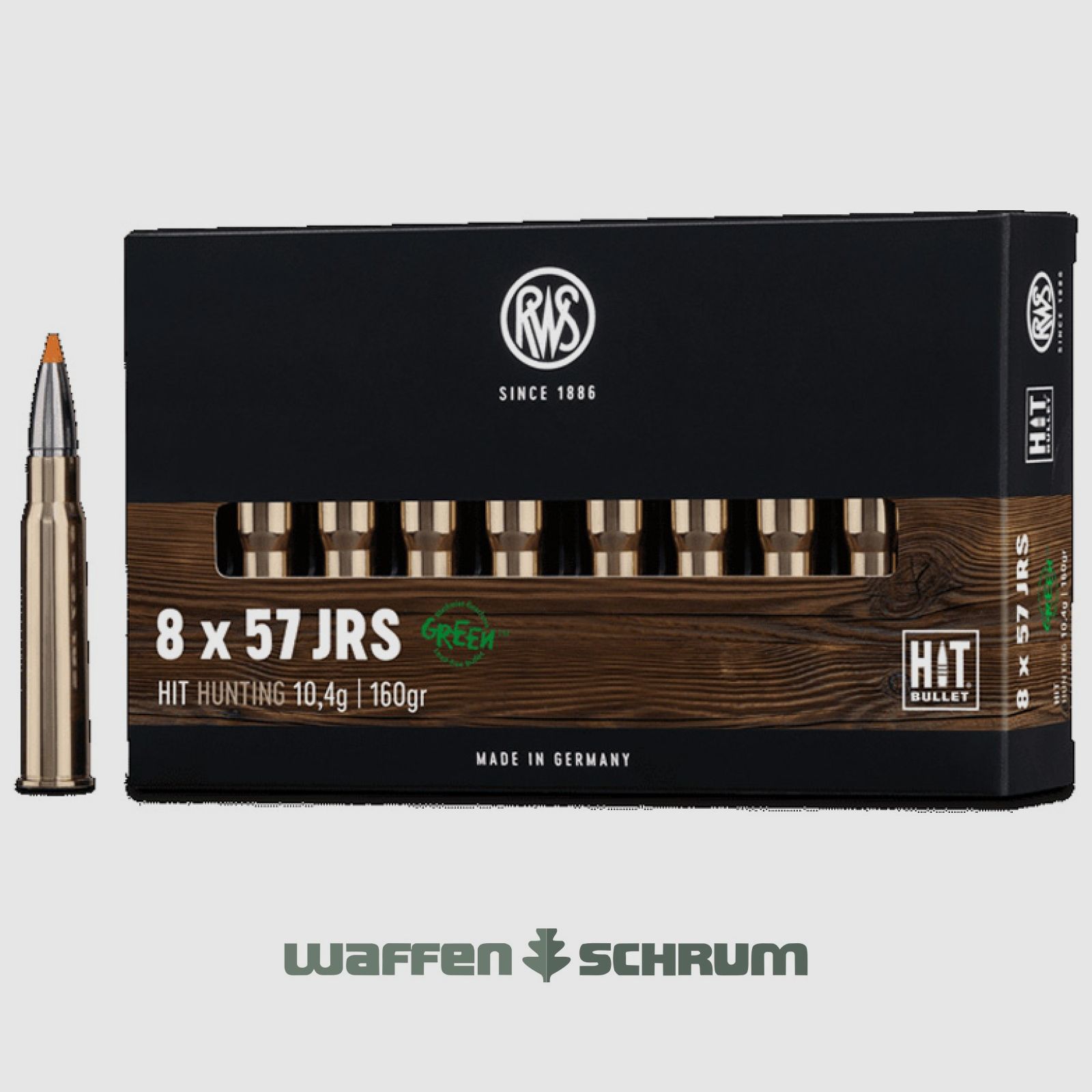 RWS HIT 10,4g - 160gr 8x57JRS