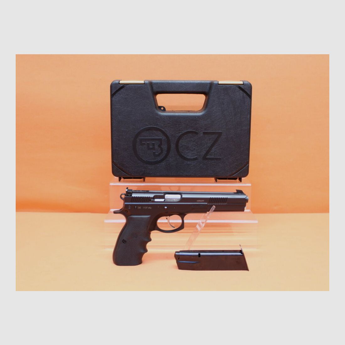 CZUB/ Waffen Oschatz Ha.Pistole 9mmLuger Waffen Oschatz CZ 75 Sport II DA/SA Abzug 6" Lauf/ Sportvisierung (9mmPara/9x19), Bild 2 von 5