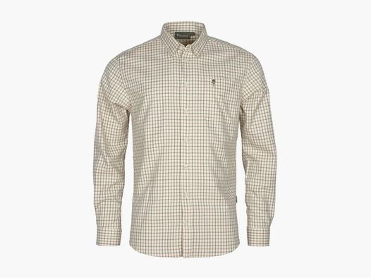 Pinewood Langarmhemd Nydala Grouse offwhite grün