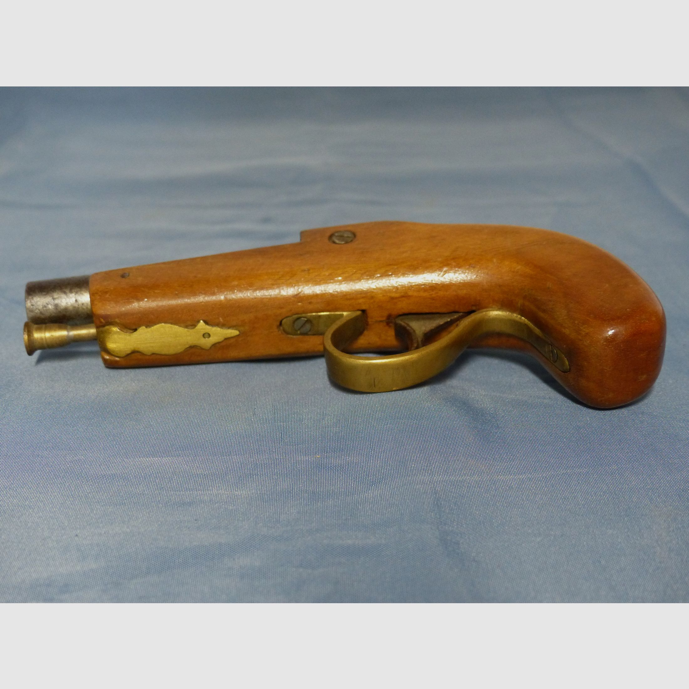 Vorderlader Perkussion Pistole Derringer antik vintage