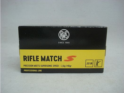 RWS .22lr Rifle Match S - a50