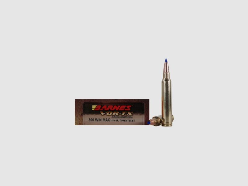 Barnes VOR-TX .300 Win. Mag. 150GR Tipped TSX Boat Tail 20 Patronen
