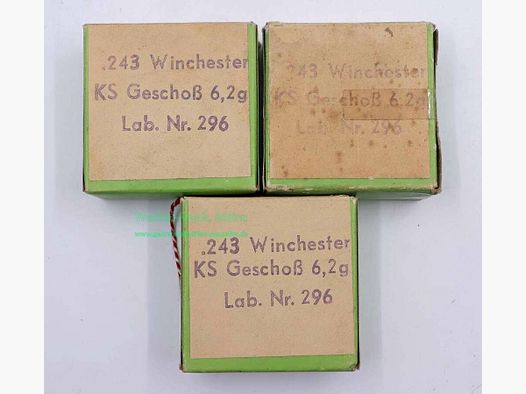 RWS (WZd.Fa.Rottweil) rifle cartridges