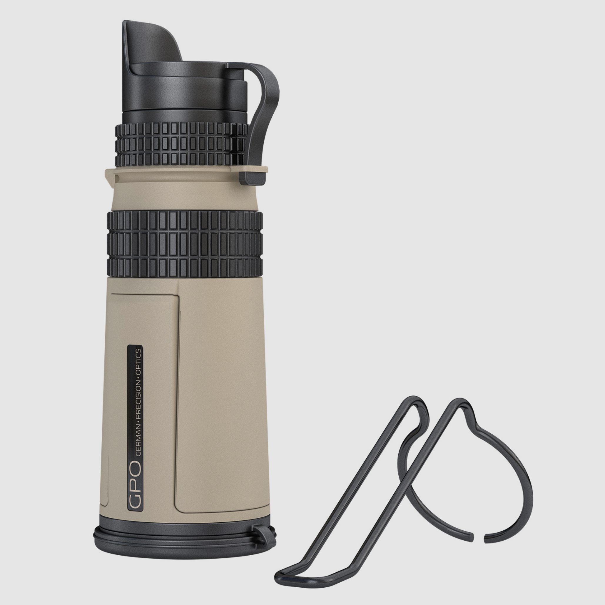 GPO Tac Monokultur 10x42 HD in schwarz / sand