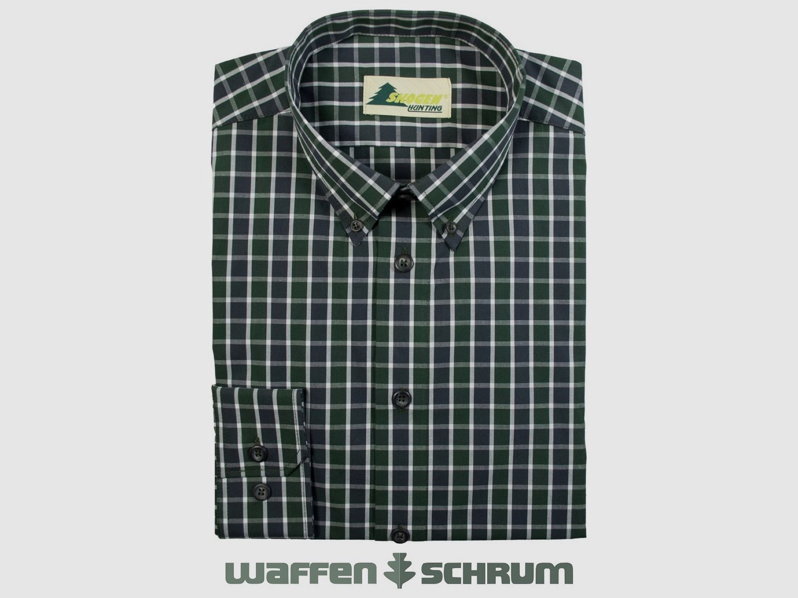 Skogen Shirt Slim Line Sleeve Length 70 cm Green/Black