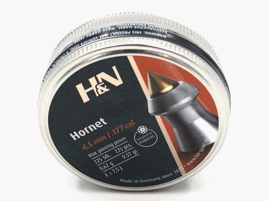 H+N, 4,5 mm Luftgewehrkugeln Hornet, 225 Stk.