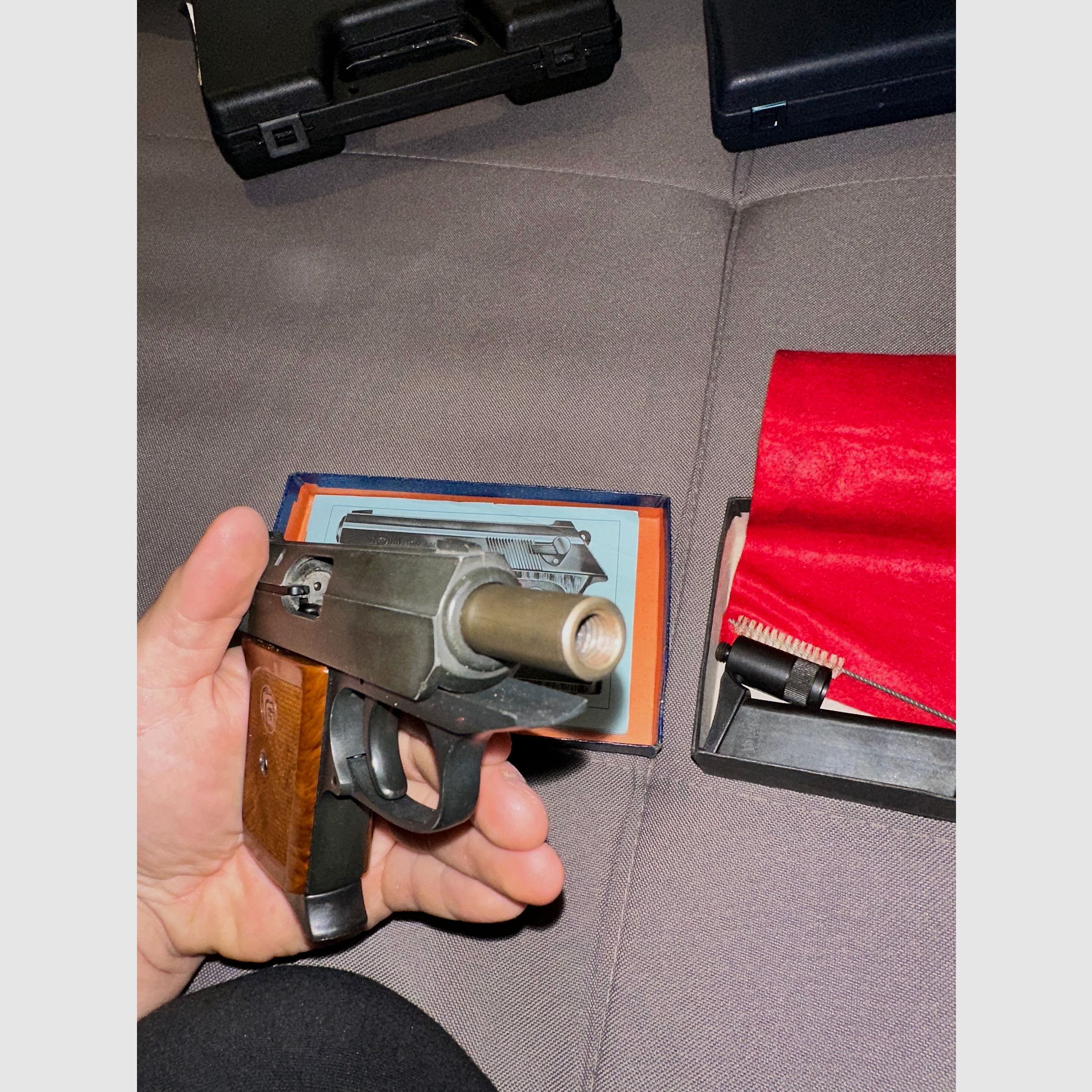 Röhm RG 9 – PTB 232 – 8 mm K – OVP – 3 Magazine – sehr guter Zustand 