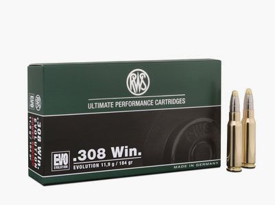 RWS .308 Win. Evolution 184 grs.