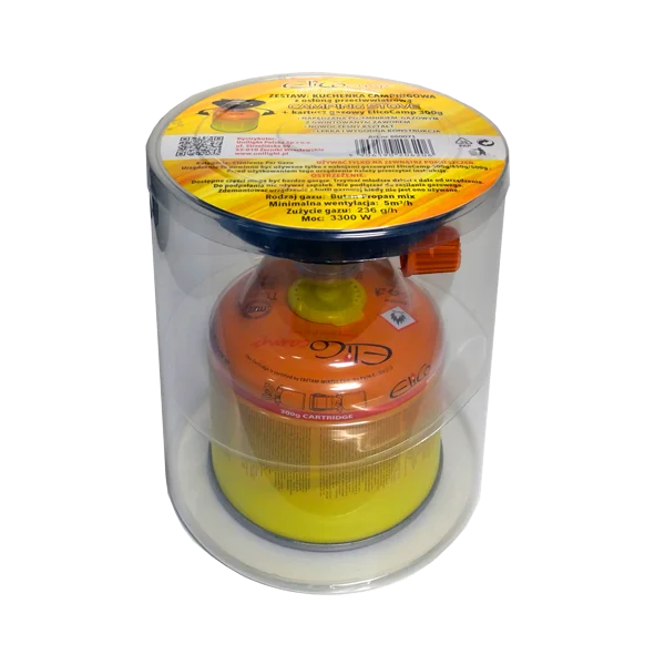 Kuchenka gazowa ElicoCamp Camping Stove EC2+gaz 300g (6), zdjęcie 4 z 4