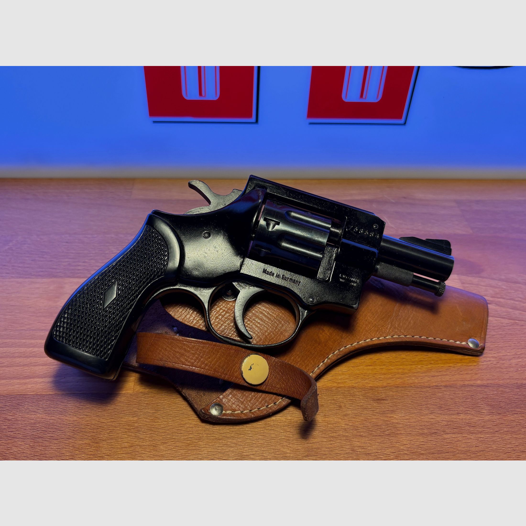 Arminius HW68 revolver .22lfb met holster