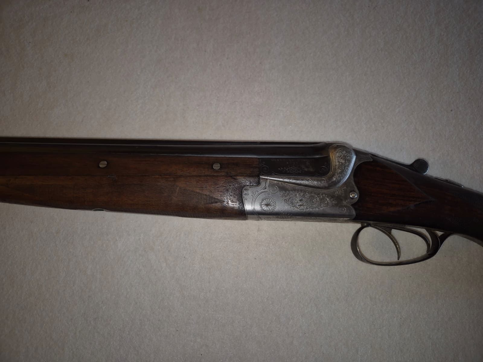 double-barrel shotgun