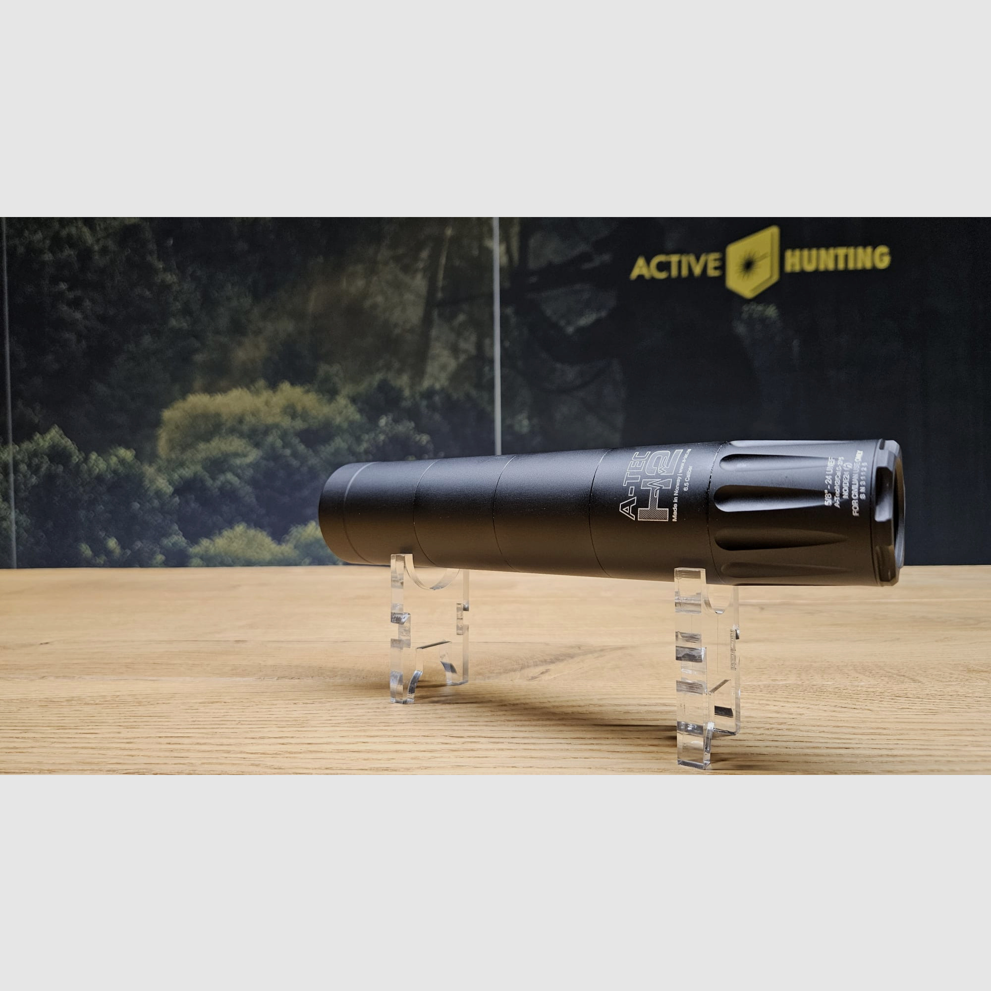 Schalldämpfer A-Tec Hertz H2 für Kaliber .264 (6,5mm) Anschlussgewinde 5/8x24