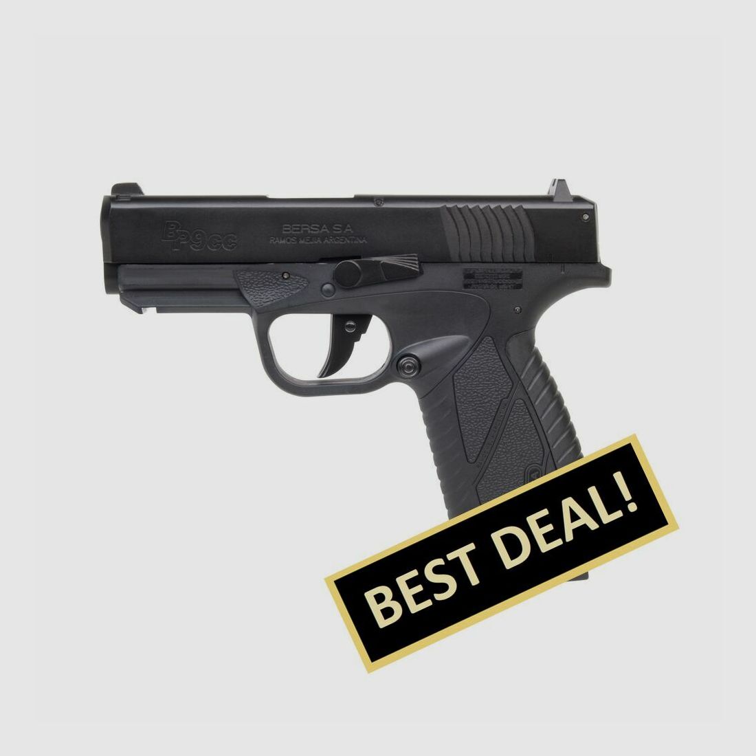 Bersa BP9CC Schwarz 4,5mm BB - Druckluft Co2 BlowBack