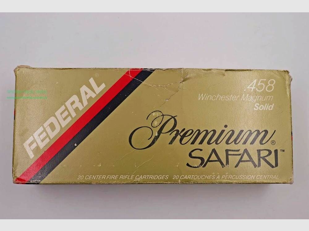 Federal / USA Büchsenpatronen .458Win.Mag.