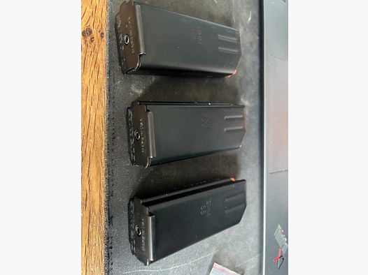 3 veces AR-15 Magazin 9mm 10 disparos Colt SMG (HERA / OBERLAND ARMS) Duramag