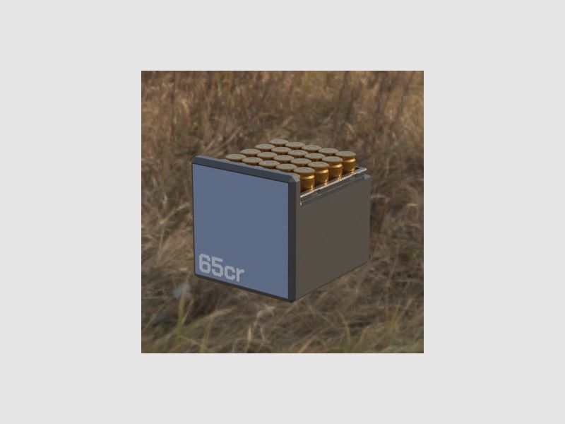Filamelt Munitionsbox / 6.5 Creedmoor / ‘Schiebedeckel’ / Patronenbox, Ammo Box