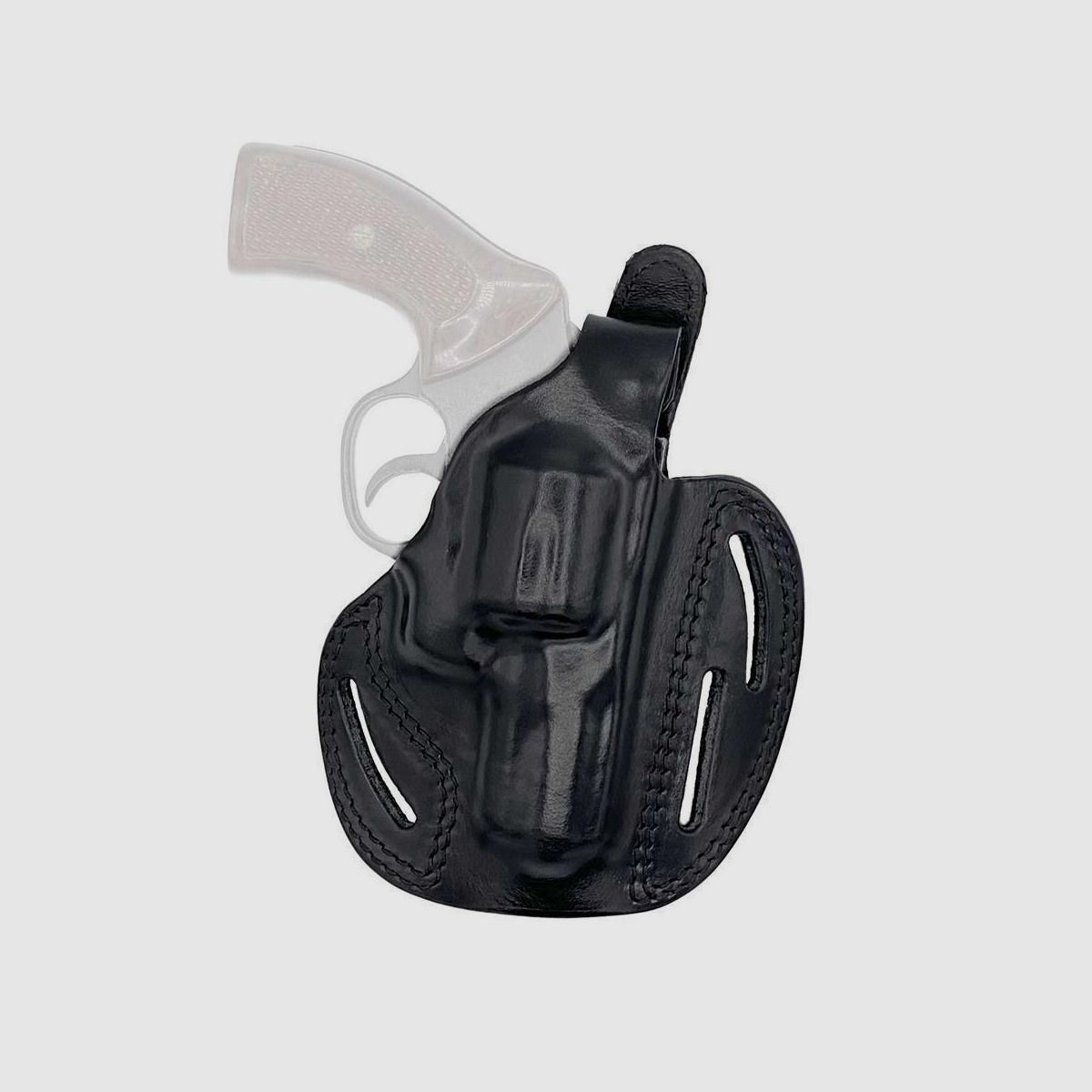 Pancake Holster mit zwei Tragepositionen 3" N-Frame S&W 27/29/325/327/329/610/625/627/629,Taurus 17/44/97/425/990/991/992 Schwarz Rechtshänder