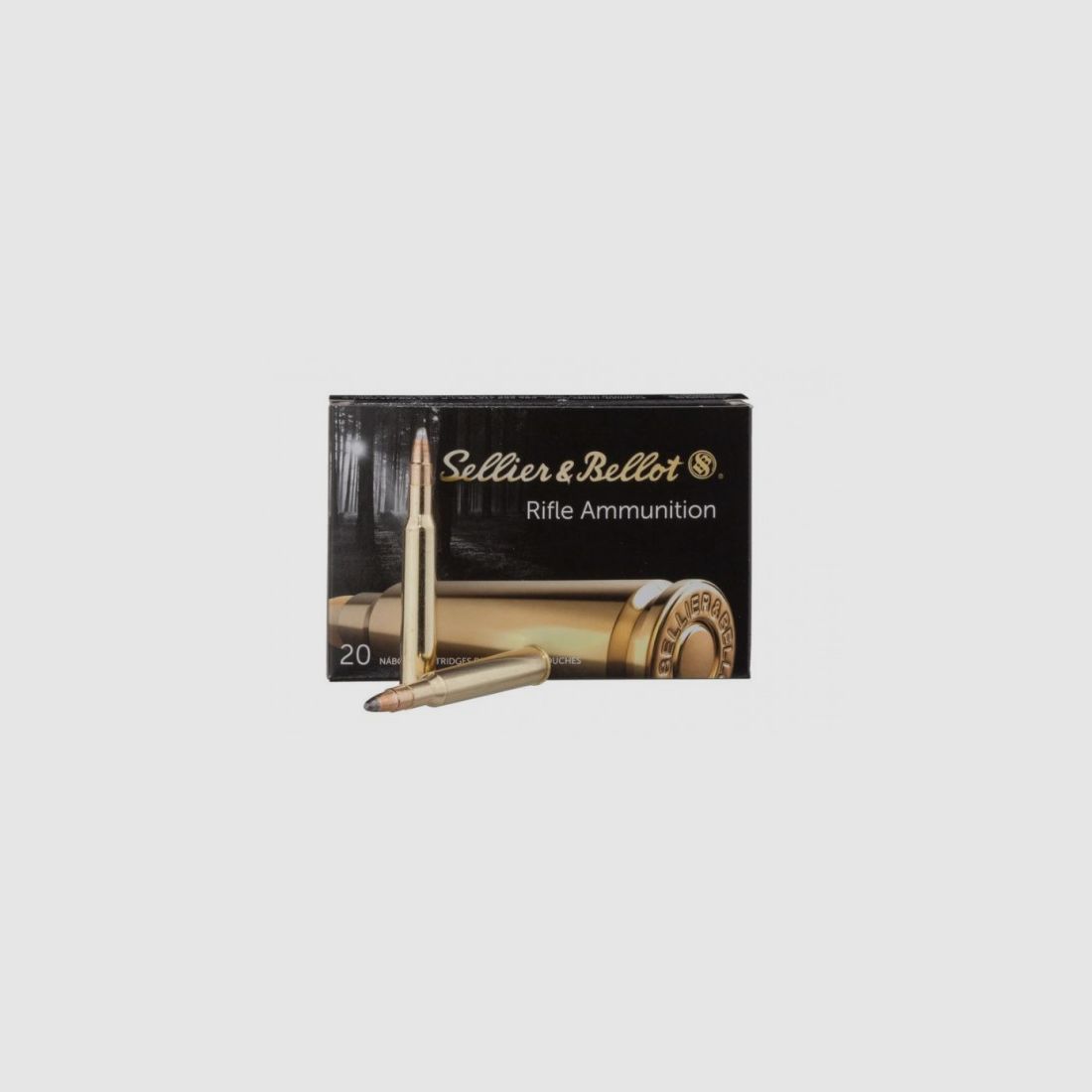SELLIER & BELLOT RIFLE CARTRIDGES - 7x65R SPCE - 173G - 20 CARTRIDGES