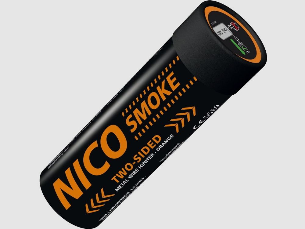 NICO 50 Sekunden Two Sided Paintball Rauchgranate (orange)
