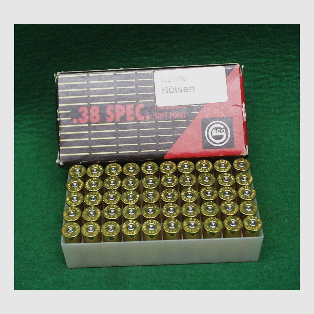 Geco hulzen .38 Special, gebruikt